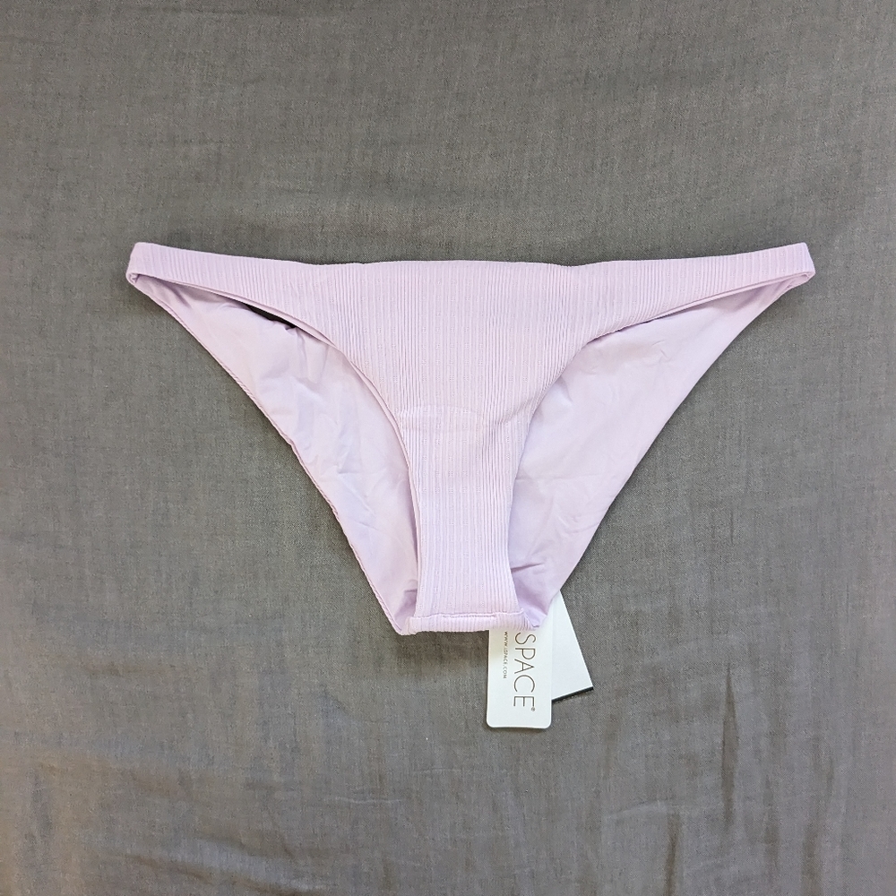 L*Space Camacho Bikini Bottom Pointelle Rib Peony
